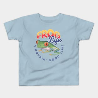 Cute Funny Red Eyed Tree Frog Gift Kids T-Shirt